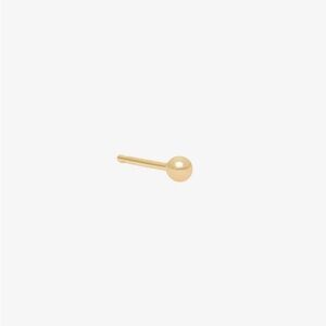 NIB: Anine Bing 14k Gold Sphere Stud Earrings (2)